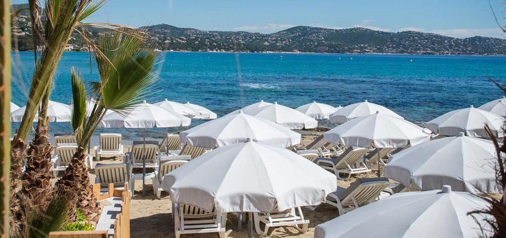 Hotel La Plage Sainte-Maxime Exterior foto