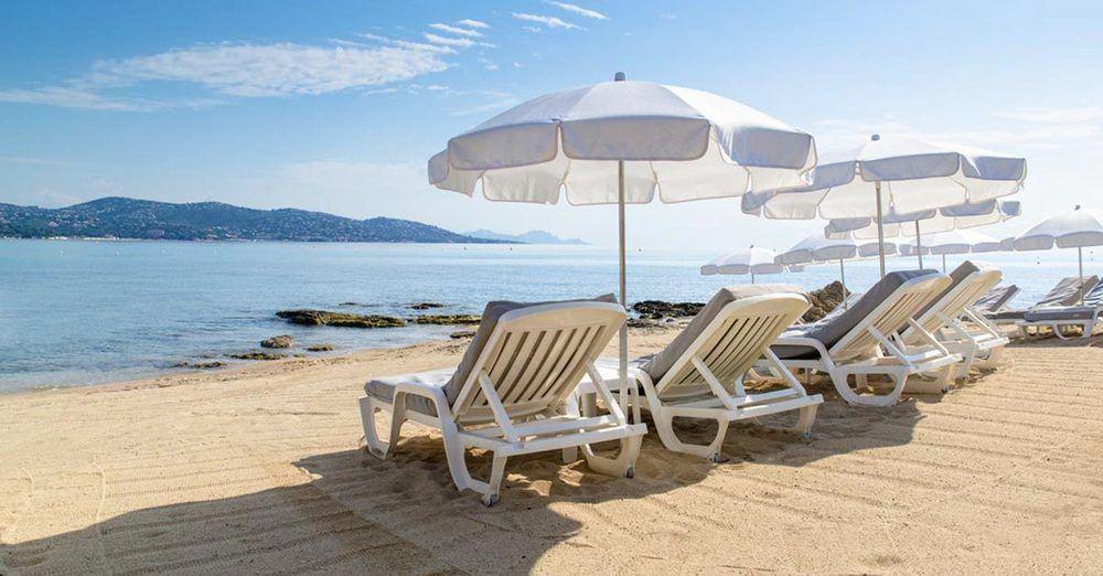 Hotel La Plage Sainte-Maxime Exterior foto
