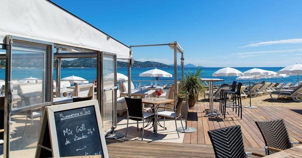 Hotel La Plage Sainte-Maxime Exterior foto